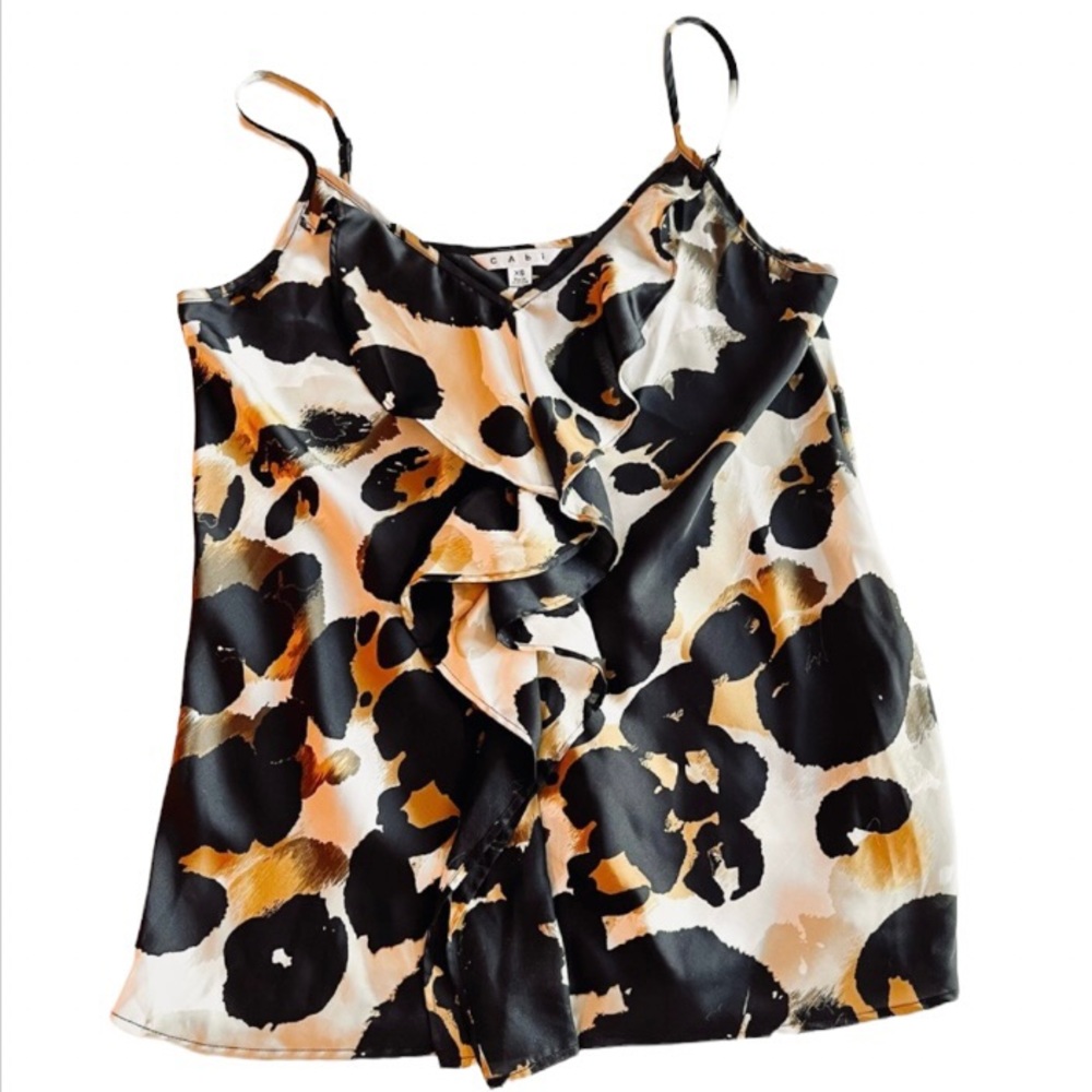 CAbi Animal Print Top